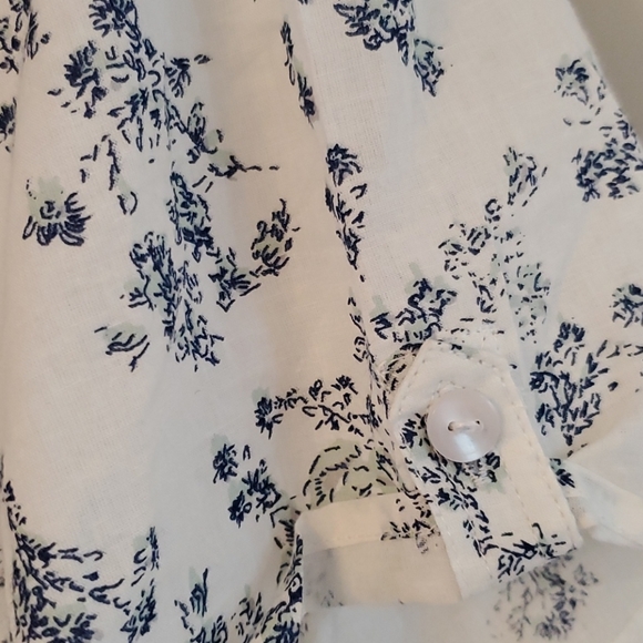 NWT Coupe light cotton floral shirt Medium Large - Picture 7 of 13